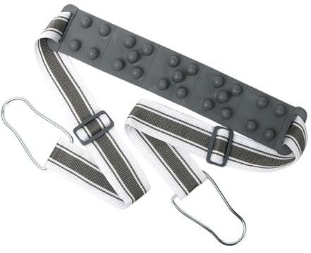 Ronyme Laufbandmassagegürtel Taillengürtel -Training Zubehör Abdominalübung einstellbar, Stahlschnalle