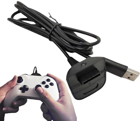 Hailerio Câble De Charge Pour Manette 360 | Branchement Immédiat pour Contrôleur 360 - Accessoires de Console pour Famille et Amis