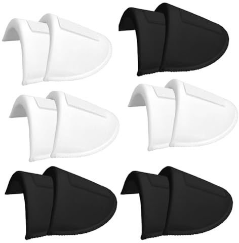 Eighosee For Womens Clothing Shoulder Pads 6 Pairs Set-in 1.5cm Thickening Foam Sewing Supplies Sponge Pads