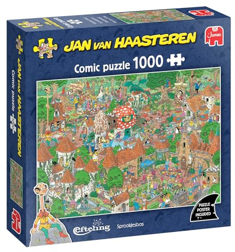Jan Van Haasteren Efteling Fairytale Forest 1000 Teile Comic Puzzle