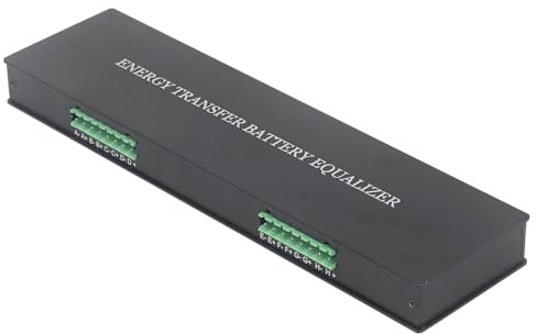 Eujgoov 96V Battery Equalizer, Aluminum Alloy, Active Balancer for Lithium Lead Carts and Solar Systems, IP67 Optimizer for Automotive Applications
