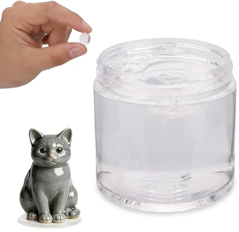 8oz/226g Exhibits Wax, Clear Paste Putty Wax Removable Exhibit Earthquake Mounting Sticky Putty No Residue Adhesive Transparent Gel Glue for Antiques Art Crafts Ceramic Glass Crystal and More
