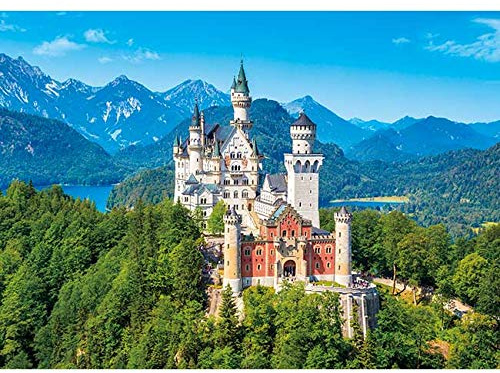 2000 Teile/Baya's Glitzerndes Schloss Neuschwanstein Puzzle, japanische Landschaft, 70 x 100 cm