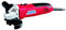Excel CDF06381 Smerigliatrice Angolare, Disco da 115 mm, 500 W, Rosso