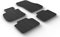 Satz Gummimatten kompatibel mit BMW 2er F45 Active Tourer 2014-2021 (T Profil 4-teilig + Montage-clips)