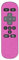 Gloss Glitter Jellybean Pink Skin Sticker for Remote Controllers (for NOW TV remote, Jellybean Pink)