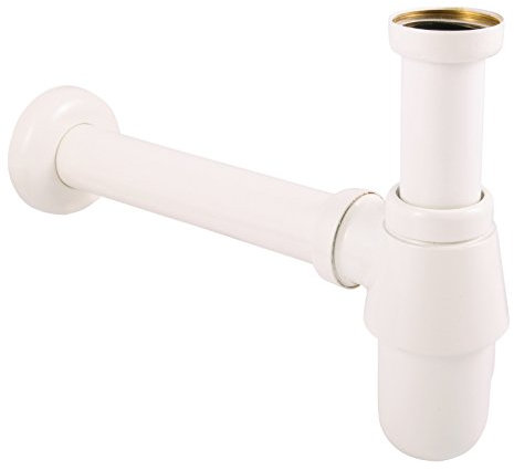 Viega 22125 2 Siphon Anti-odeurs pour Bouteille de lavabo 32 mm de diamètre, Blanc-Modèle 1, 1 1/4 Zoll