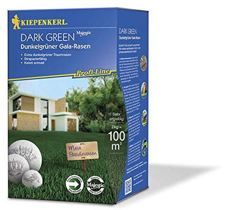 Kiepenkerl Dunkelgrüner Gala-Rasen 'Dark Green' 2 kg Pack