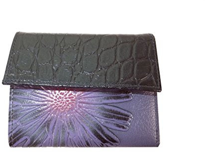 déqua Mini-Geldbörse violett-schwarz