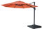 Mendler Gastronomie-Ampelschirm HWC-A96, Sonnenschirm, rund Ø 3m Polyester Alu/Stahl 23kg mit Ständer drehbar - terracotta