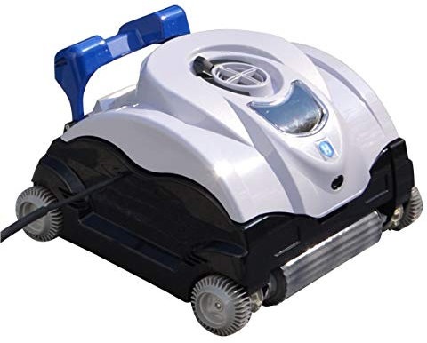Well Solutions® Vollautomatischer Poolsauger | Pilot Saugroboter für Wand und Boden | Shark Pool Roboter für alle Beckenformen und Oberflächen geeignet