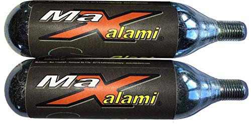 MaXalami Blast CO2 Kartusche, 25g, mit Gewinde, 2 Stück