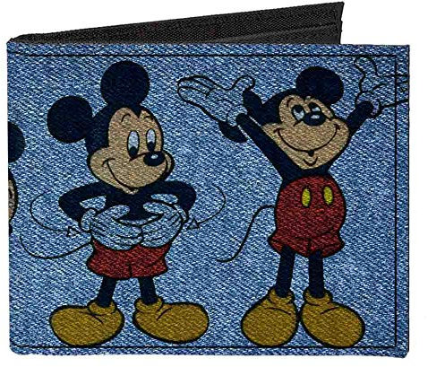 Buckle-Down Herren Geldbrse, Micky Maus, 4.0 x 3.5