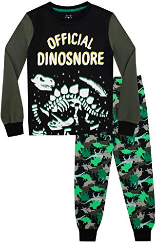 Harry Bear Boys Dinosaur Pyjamas Snuggle Fit