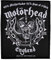 Motörhead Écusson brodé à coudre ou à coudre Motif drapeau anglais