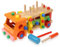 Boxiki kids Toddler Tool Set | Tools for Kids | Wooden Toys | Wooden Puzzle | Learning Activities for 4+ year olds (Orange)