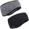 Sport Stirnband, Roysmart Stirnbänder Winter Ohrenwärmer Dehnbar Stirnband Sport Ohrenschützer Thermal Headband beim Jogging, Laufen,Wandern,Fahrrad - Stirnbänder für Damen und Herren (Schwarz + Grau)