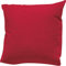 Erwin Müller Kissenbezug, Kuschelkissenbezug, Kissenhülle Seersucker Uni Serie Rosenheim rot Größe 40x40 cm - pflegeleicht, bügelfrei, mit Reißverschluss