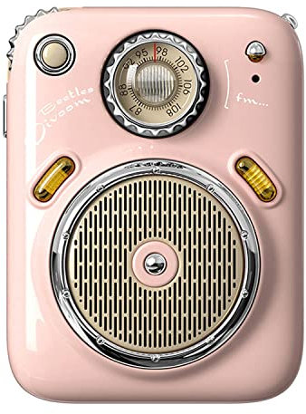 Divoom Beetles Radio FM Rosa Portátil Mini B