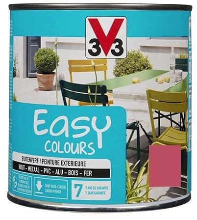 V33 Peinture Easy Colours Hibiscus 0,5 L