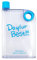 MiDube Borraccia Piatta Portable Riutilizzabile Bottiglia D'acqua, Borraccia a prova di perdite, riutilizzabile e durevole da viaggio, 450 ml