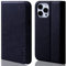 VISOUL Hülle für iPhone 13 Pro Max Handyhülle Schutzhülle TPU [Echtleder] [Kartenfach] [Magnet] [Standfunktion], Stoßfest Lederhülle Kompatibel mit iPhone 13 Pro Max Schwarz