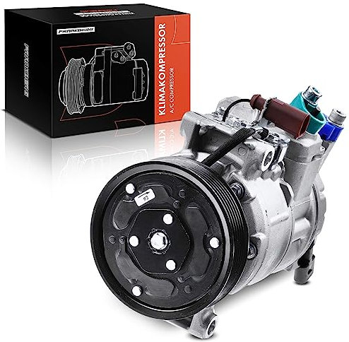 Frankberg Compressore dell'aria condizionata con frizione Diesel Compatibile con A4 8K2 A4 8KH A4 8K5 A5 8T3 A5 8F7 A5 8TA Q5 8RB Replace# 8K0260805N, olio preconfezionato