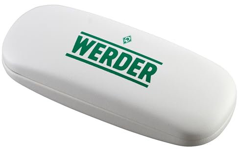 Werder Bremen SV Brillenetui - Werder - weiß Hartschale Etui SVW - Plus Lesezeichen I Love Bremen