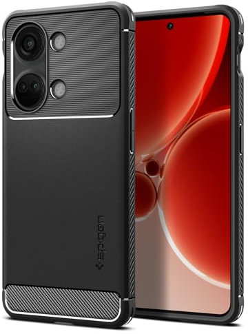 Spigen Rugged Armor Hülle Kompatibel mit OnePlus Nord 3 -Schwarz