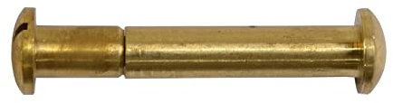 Ersatzteile Teakmöbel Ersatzschraube Messing Hülsenschraube 69-mm 2-teilig