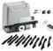CO-Z 550W Kit Automazione Cancello Scorrevole, Motore Cancello Scorrevole per Porte Fino a 1500kg 12 m con 2 Telecomandi, Cremagliera 12x0.33M e Sensori a Infrarossi per Giardino Garage