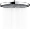 26cm Tête de Douche Pluie, YUANNY Grande Pomme de Douche Anti-Calcaire, Pommeau de Douche Economie d'Eau, Ronde Pomme de douche fixes, 10 Pouces Pomme de Douche Haute Pression, Chrome, G1/2''