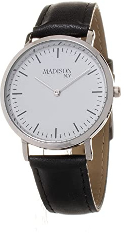 Madison Unisex L490B-PN-Uhr (Ø 40 mm)