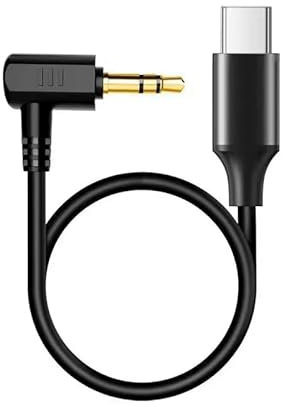 Hensych 20 cm Mikrofonadapterkabel für DJI Osmo Action 2/3/4 Audio-Adapterkabel Typ-C auf externes 3,5 mm Mikrofon Plug and Play