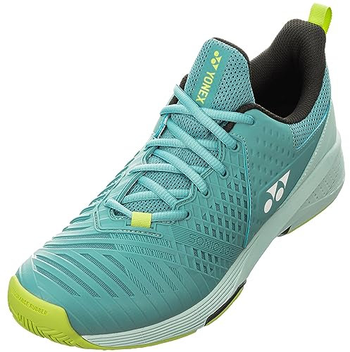 YONEX Herren Sandplatzschuhe Sonicage3 Wide, Rauchblau, Türkis, Größe: 45.5 EU