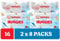 Huggies Pure Extra Care, Baby Wipes - Box with 16 Packs - 99 Percent Pure Water Wet Wipes - Fragrance Free to Clean and Protect Sensitive Skin