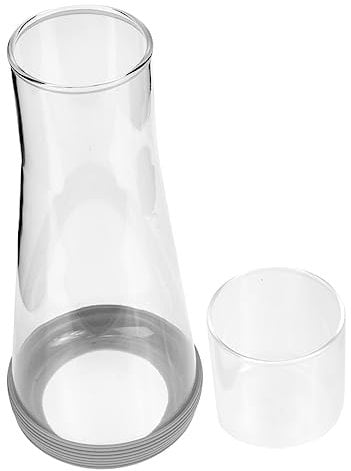 Zerodeko Glass Kettle for Bedside Carafe Household Glass Carafes for Desktop Use in Bedroom Accessories