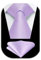 Enlision Cravate Homme Violet Clair Mariage Élégant Cravates et Pochette à Classique Ensemble pour Affaires et Fête
