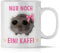 mindmonkeys® Sad Hamster Meme Lustige Tassen Hamsti Lustige Sprüche Tasse | Eini Kaffi | Geschenke für Frauen beste Freundin Kollegin | Büro Kaffee Tasse | Keramik 300 ml