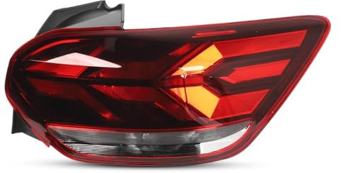 KIMISS Stoßfestes ABS+PMMA+PC-Rücklichtgehäuse Als Ersatz für Sandero Stepway MK3 ab 2021, Rücklichtgehäuse in Kompatiblen Farben (Rechts: 265501832R)