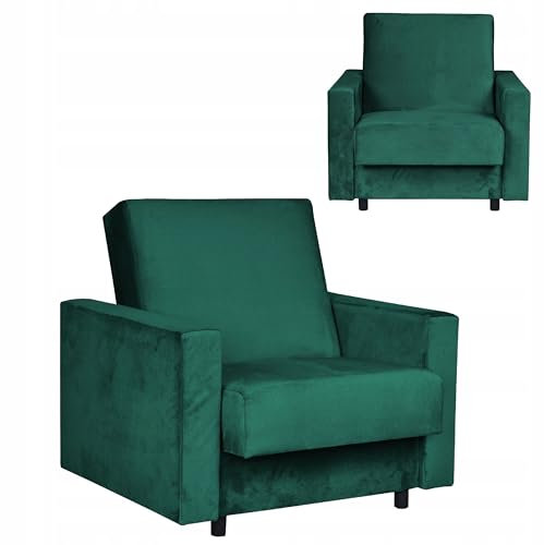 Family Meble Sessel, Modell Alicja, Ruhesessel, Relaxsessel aus Webstoff, Loungesessel, Ohrensessel, Fernsehsessel, Bequemer Sessel, Für Wohnzimmer, Esszimmer, Schlafzimmer, Büro, Monolith 37