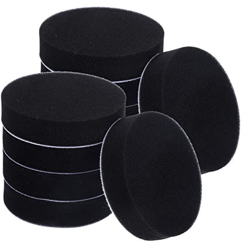 SOLUSTRE 10 Pièces éponge de Polissage de Voiture éponge réutilisable Eponge reutilisable Éponge Auto de Cirage pour Voiture nettoyants en Mousse Scrubber Voiture éponge nettoyant