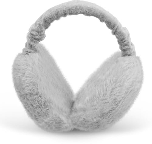 HAGOT Cache Oreille Femme, Cache-oreilles en Peluche Pliable, Cache-oreilles d'hiver réglable, Anti Froid Cache-Oreilles En Peluche Chaud, pour Femme Homme