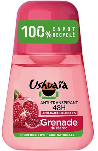 Ushuaïa Deodorant mit Granatapfel – Roll-On, 50 ml