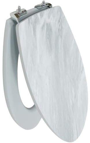 Primaster WC-Deckel mit Absenkautomatik Marmor Toilettendeckel Toilettensitz