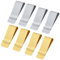 Geldklammer, 8 Stück Metall Geldscheinklammer Geldclip, Herren Frauen Money Clip Tragbare Slim Wallet für Geldscheine Visitenkarte Kreditkarte Dokumente (Silber, Gold)