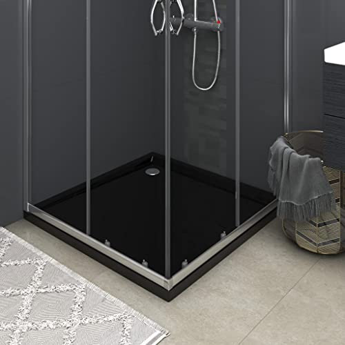 LLEZKBR Furniture Select Duschtasse aus ABS quadratisch schwarz 80x80 cm
