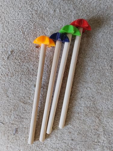 Küche Quirl Rührer Buchenholz Kunsstoff 22 cm ein Stück Farbe random