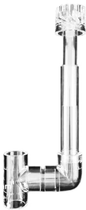 Koolenry Pflanzentank Wasserfilter Aquarium Skimmer Rohr Klare Oberfläche Spins Einflussabfluss Fischtankreinigungszubehör 25mm