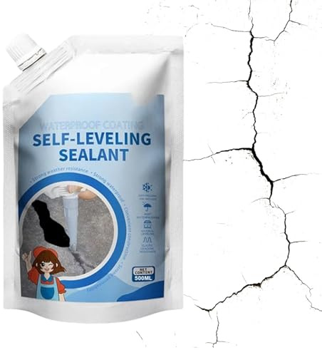 Adhésif De Réparation Pour Fissures Béton Lourd - 40cl Adhésif De Jointoiement Séchage Rapide | Scellement Pour Joint Nivellement Allée Asphalte Mur Carrelage Sol Bois,Colle Étanche Pour